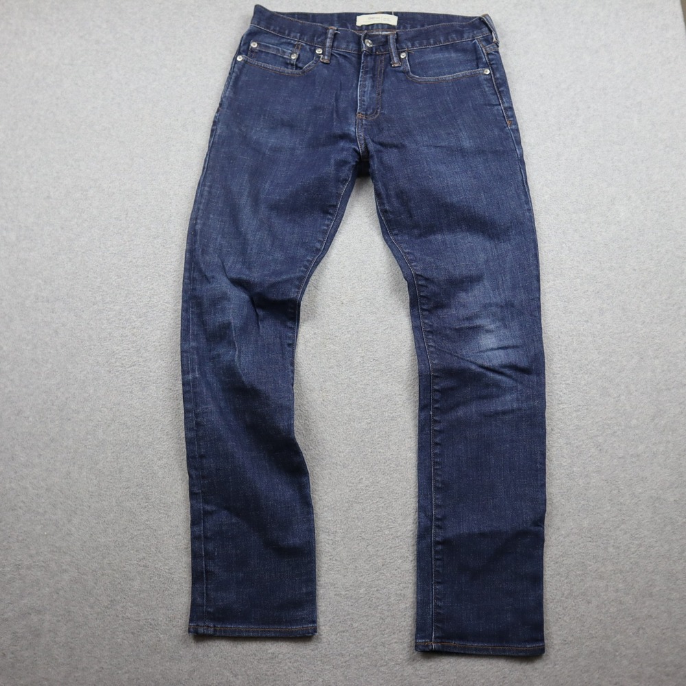 Gap Jeans Mens 30x30 Skinny 1969 Blue Stretch Dark Wash Denim 5-Pocket Flex